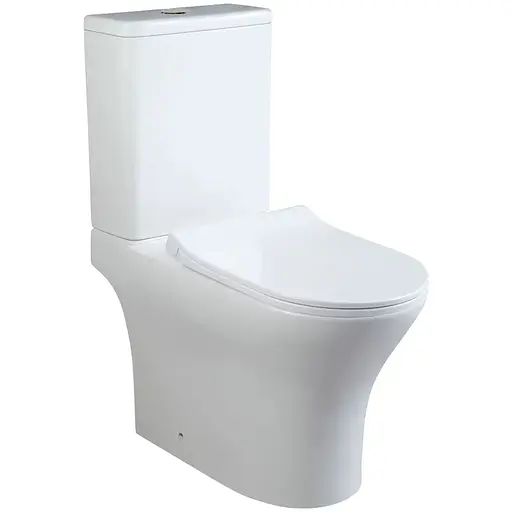 Унитаз-компакт Mixxus Wave-0402-T3 650x350x830 мм система смыва Tornado 3.0 MI7037, Белый - фото 1