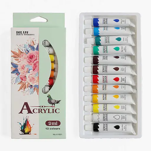 Акриловые краски C 72020 12 цветов, в коробке (6900067720207) - фото 1