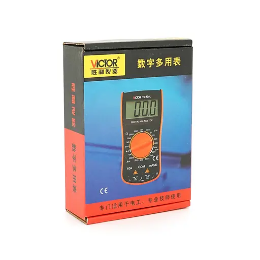 Мультиметр Victor VC830L, вимірювання: V, A, R, Hz - фото 3