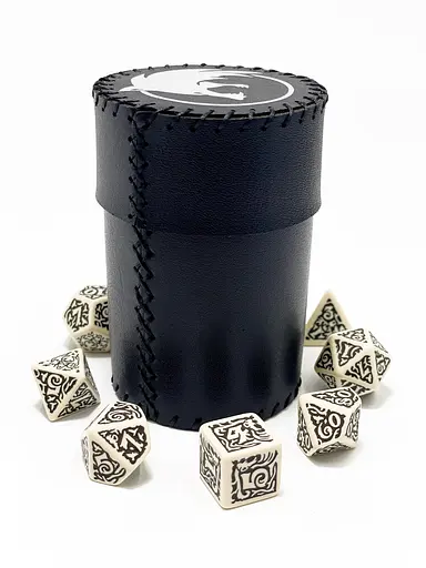 Настольная игра Планета Ігор Чаша для кубиков Волк (черная) (Dice cup Wolf black) (pi-dc007) - фото 4