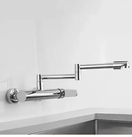 Змішувач для кухні настінний Aligator хром 77С - фото 1