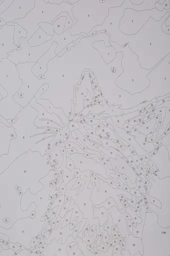 Набор для росписи по номерам "Лисенок" 40*50 см, IDEA2-GX47079, ТМ "99IDEAS" - фото 7