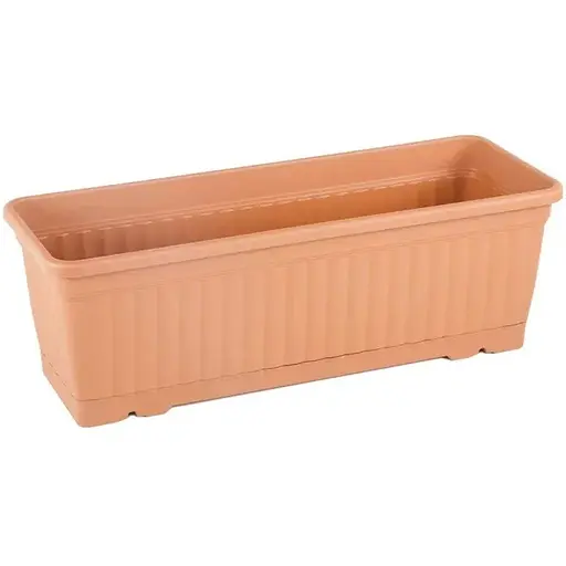 Вазон KEMER №3 15l 710х185х170mm балконний теракот