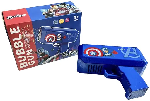 Пистолет с мыльными пузырями Avengers, 889-5