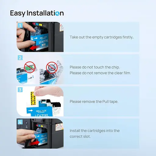 Чорнильні картриджі LC421XL LC-421XLVAL Value Pack для Brother LC421 LC-421XL - фото 4