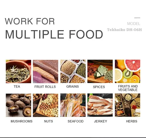 Дегідратор професійний Tekhniko DH-06H-SS нержавіюча сталь (6 лотків) - фото 9