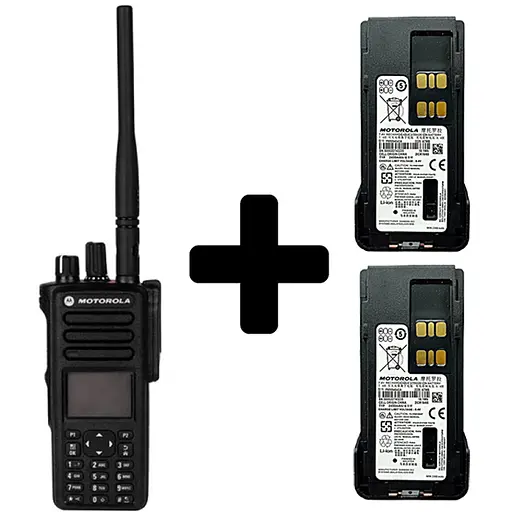 Комплект рації Motorola DP4800 VHF + Акумулятор PMNN4544A 2450 мАг