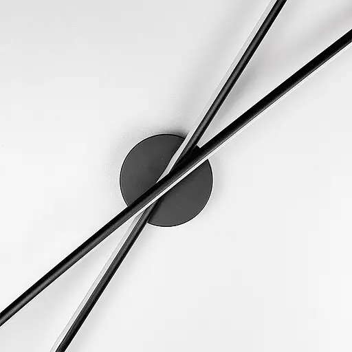 Настінний чорний бра Infinity Line F довжина 80 см Арт. WM36 BK - фото 8