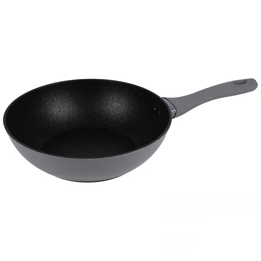 Сковорода-вок Besser Megastone 10373-24 литий мармур з кришкою 2.1 л