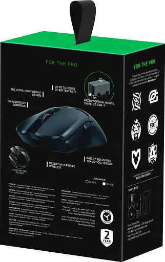 Миша комп'ютерна Razer Viper V2 Pro Wireless Black (RZ01-04390100-R3G1) - фото 10