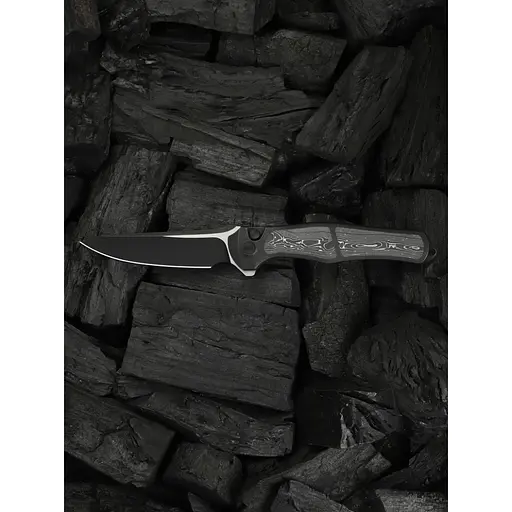 Нож складной Weknife 702XI Black Titanium WE07B-2 (Лимитированная серия) - фото 17