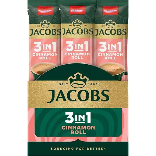 Напій кавовий розчинний Jacobs Cinnamon roll 3в1 зі смаком кориці 11.2 г - фото 2