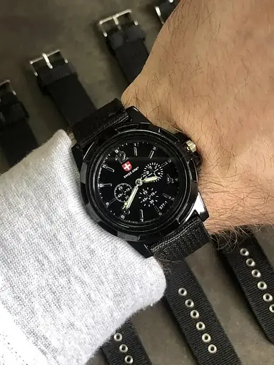 Часы для мужчин Swiss Army Watch Black (2104618398) - фото 3