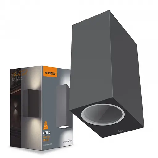 LED Светильник архитектурный AR012G IP54 VIDEX GU10x2 - фото 1