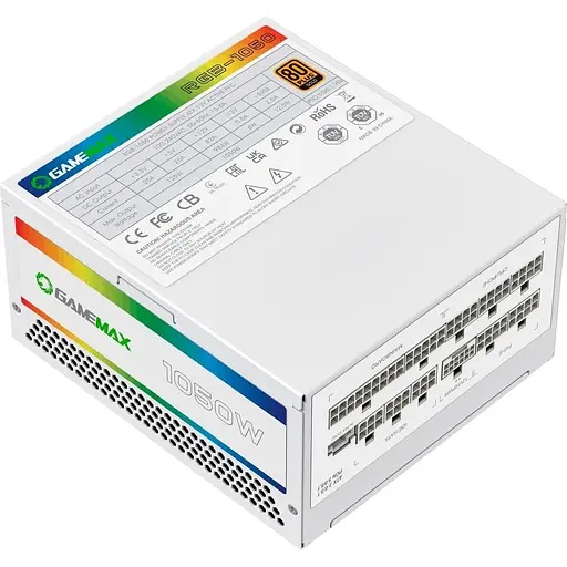 Блок живлення GameMax 1050W RGB1050 PRO WH (ATX3.0/3.1 PCI (RGB1050 PRO WH (ATX3.0/3.1 PCI) - фото 7