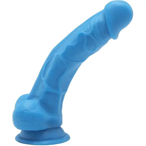 Фалоімітатор Get Real Happy Dicks Dildo 7.5 In 19 см блакитний