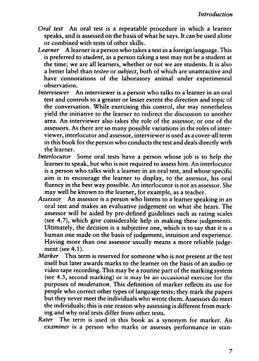 Testing Spoken Language. A Handbook of Oral Testing Techniques - фото 8