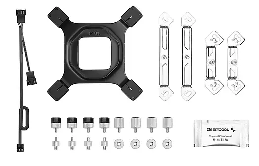 Кулер для процессора Deepcool AG620, алюминий, 2x120 мм, Intel 115x/1200/1700/775, AMD AMx/FMx - фото 5