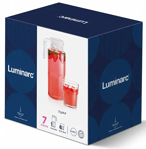 Набір для напоїв скляний Luminarc Tuff 7 предметів - фото 4