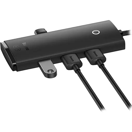 USB-хаб Baseus Lite Series 4-in-1 USB-C Black (WKQX030201) [152644] - фото 4