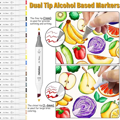 Набор маркеров Halobios 264 цветов, перманентные спиртовые маркеры - фото 6