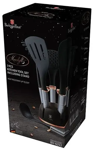 Набор кухонных принадлежностей Berlinger Haus Moonlight Edition 7 предметов (BH-6242) - фото 2