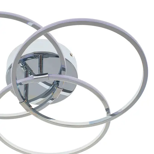 Люстра стельова Brille світлодіодна в хол 25W WW CH (BL-555C/3) - фото 2