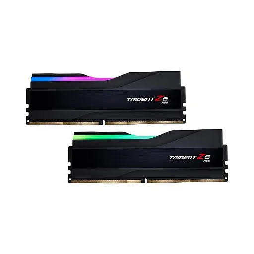 Память для настольных компьютеров G.Skill 32 ГБ (2x16 ГБ) DDR5 6000 МГц Trident Z5 RGB Black (F5-6000J4040F16GX2-TZ5RK) - фото 1