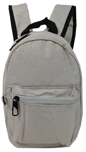 Маленький женский рюкзак 3L Антивор с RFid светло-серый LS sum0028826 - фото 2