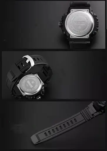 Мужские наручные часы Skmei 1164 (Черные) - фото 8