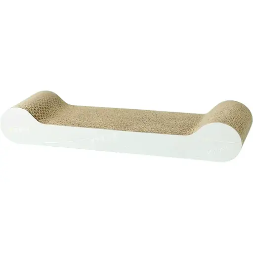 Дряпка Trixie Junior для кошенят з котячою м'ятою картон світло-сіра 38х6х18 см [CD] - фото 1