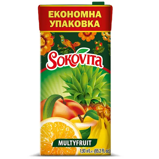 Напиток соковый Соковита Мультифруктовый 1.93 л - фото 2