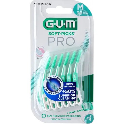 Набір міжзубних щіток GUM Soft Picks Pro в блістері 30 шт. (690M30) - фото 1