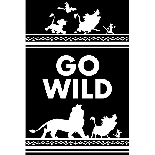 Постер Disney Lion King Go Wild (Король Лев) 91.5х61 см - фото 1