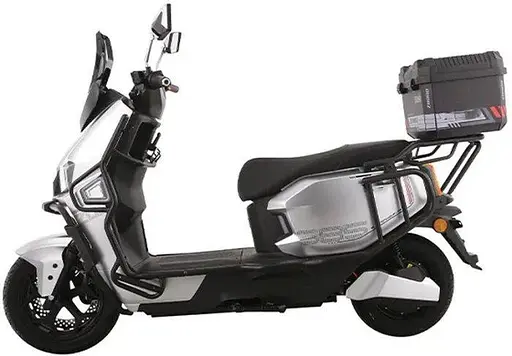 Электроскутер Двухместный Crosser V1 PRO (2000W 76.8V/30Ah) Серый - фото 2