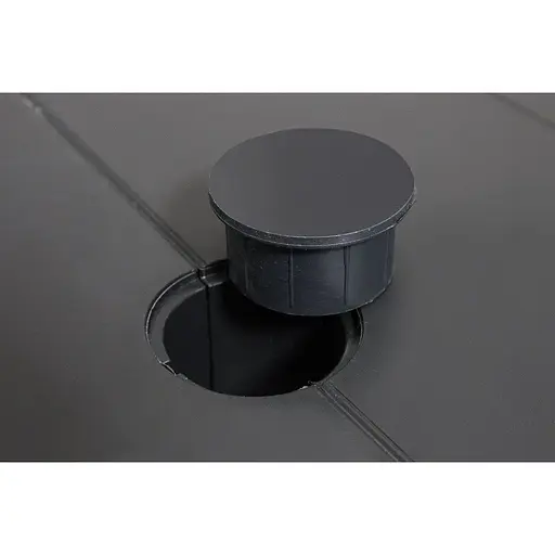 Стол для сада Bica Bergen пластиковый раздвижной графит. - фото 8