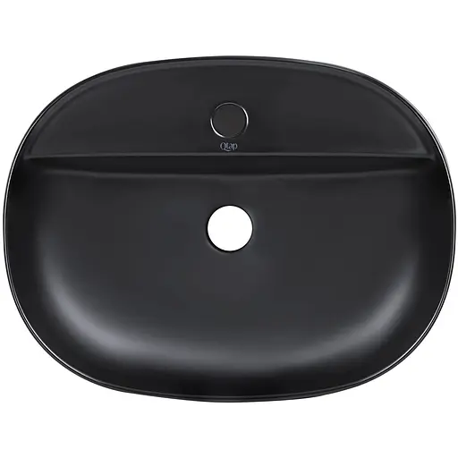 Умивальник Qtap Scorpio 500x385x120 Black matt QT146533MB, Чорний матовий - фото 1