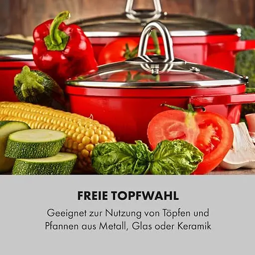 Варильна поверхня електрична Klarstein Cookbuddy (10035704) Сірий - фото 8