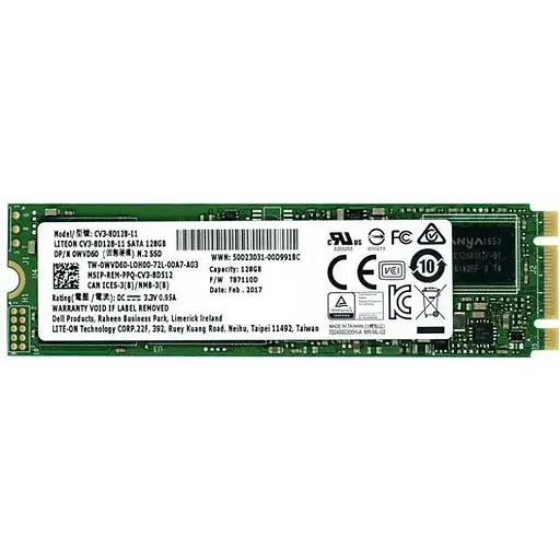 Накопичувач SSD Lite-On M.2 2280 128GB (CV3-8D128-11) Б/В - фото 1