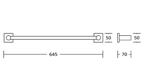 Тримач для рушника VBI Saturn chrome Saturn chrome VBI-040307CH Хром - фото 2