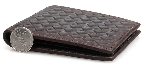 Мужской кожаный кошелек Vintage 11.5х9.5 см acs0015355 - фото 2