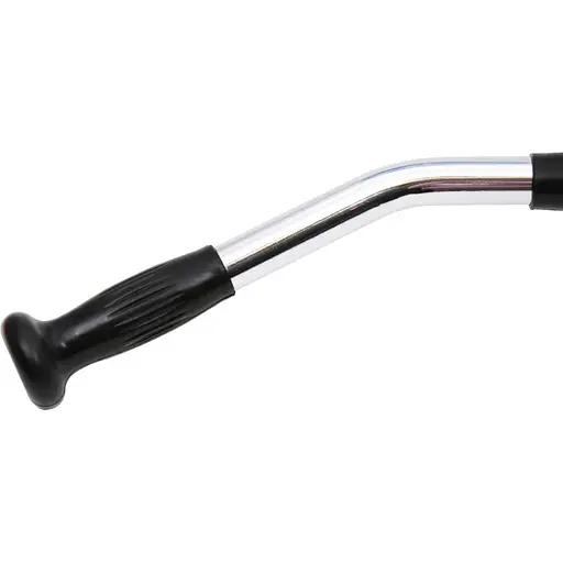 Ручка для верхньої тяги York Fitness 91см вигнута з гумовими рукоятками, хром - фото 6