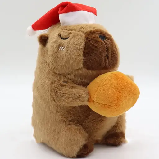 М’яка іграшка Новорічна Капібара, 24 см