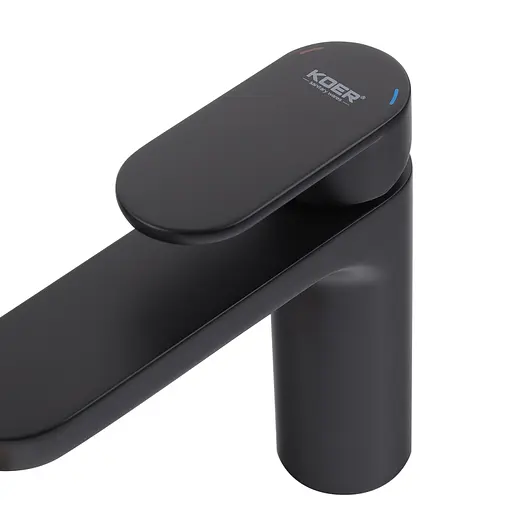 Змішувач для умивальника Koer KB-10030-05 KR5425 Чорний матовий - фото 2