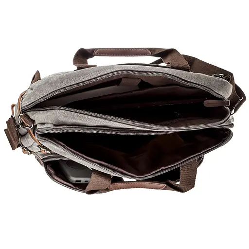 Текстильная сумка Vintage 43х35х12 см sum0012218 - фото 5