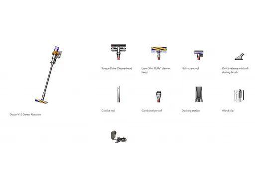 Вертикальный пылесос Dyson V15 Detect Absolute (369535-01) [62968] - фото 4