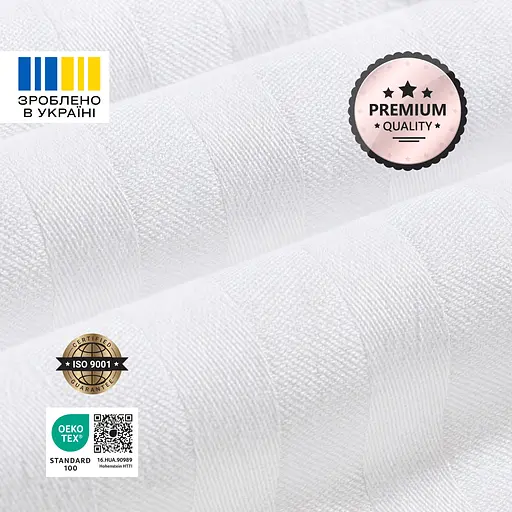 Комплект постільної білизни Ideia євро страйп білий (8-36083_страйп білий) - фото 6