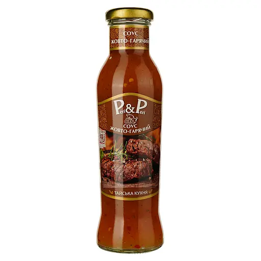 Соус Peri-Peri Тайська кухня Жовто-гарячий 310 г  - фото 1