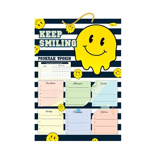 Ламинированное расписание уроков АП-0802-5 А3