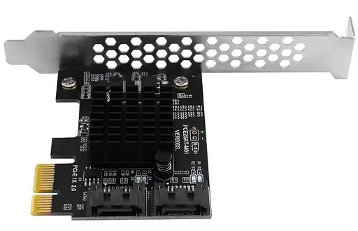 Контроллер Dynamode PCI-E to 2 х SATA III (6 Гбит/сек), 2 внутр. канала, чипсет Marvell 88SE91XX - фото 2